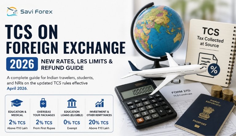 TCS on Foreign Exchange 2026: New Rates, LRS Limits and How to Claim Your Refund