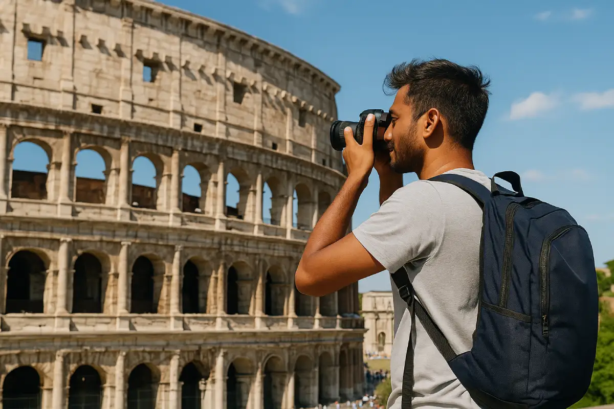6 Useful Types of Visa for Indians to Travel Abroad 2 Indian traveler sightseeing abroad representing Tourist Types of Visa