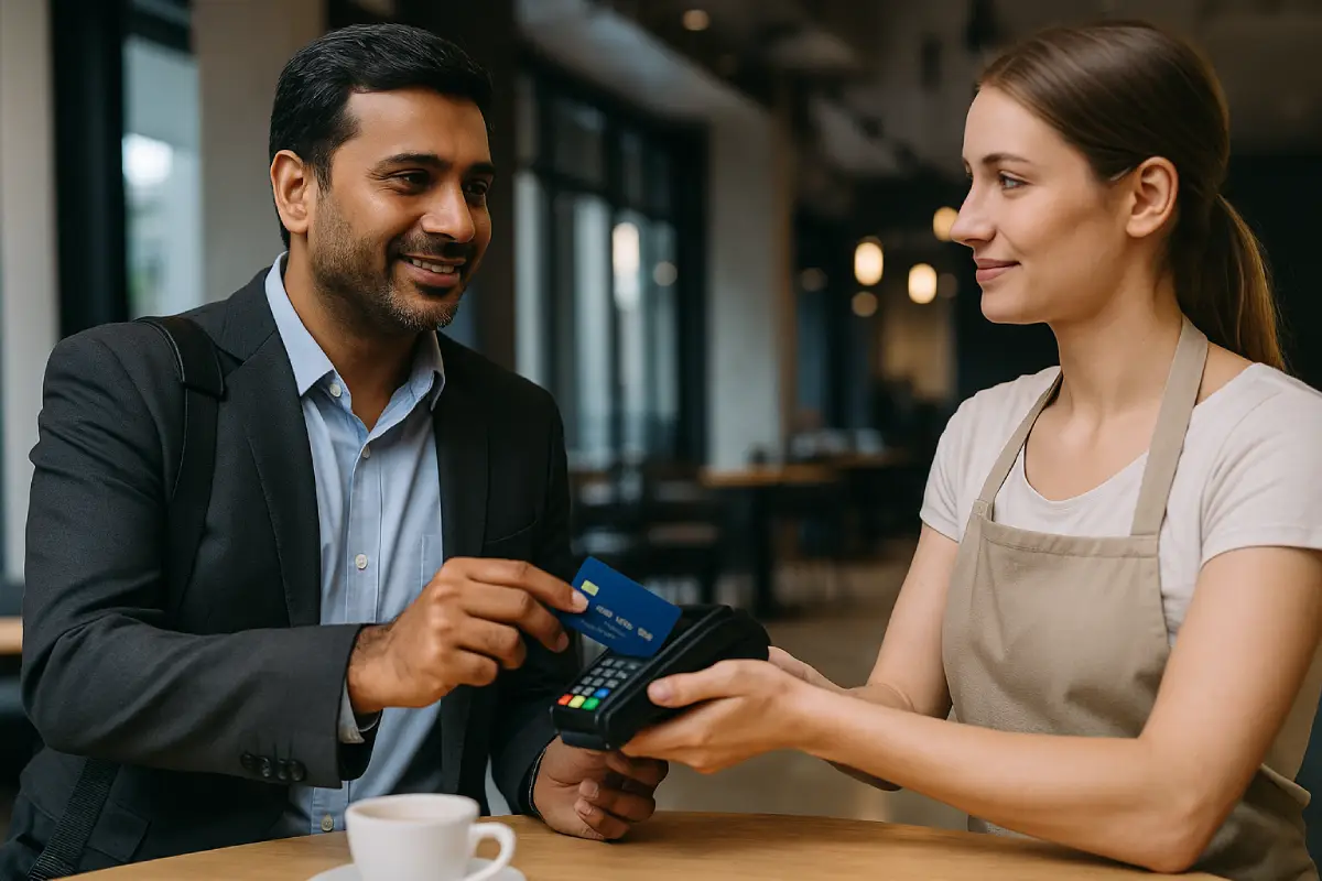 Multi Currency vs Single Currency: Which Forex Card is Best? 3 Business traveler using forex card abroad Which Forex Card is Best