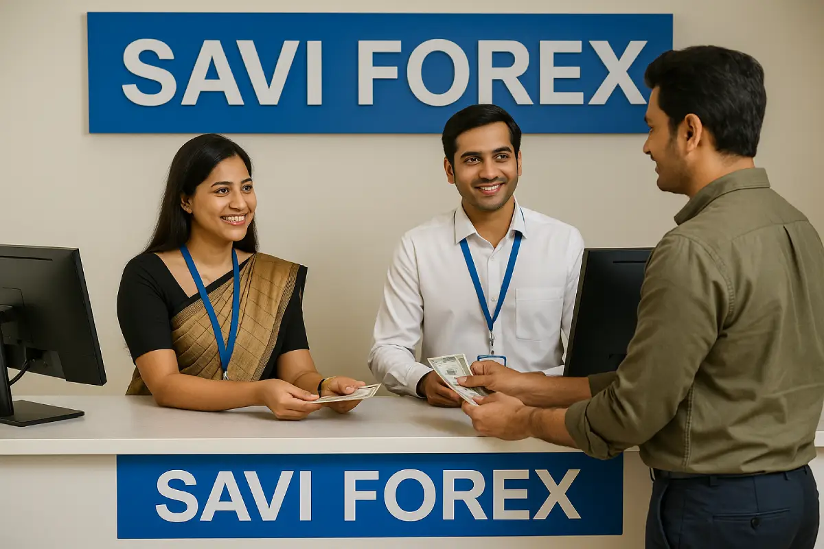 Top 10 Foreign Currency Exchange Mistakes Travelers Make 3 Savi Forex staff helping customers with foreign currency exchange