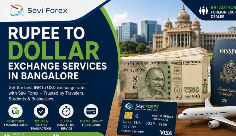 Rupee to Dollar Exchange Services in Bangalore